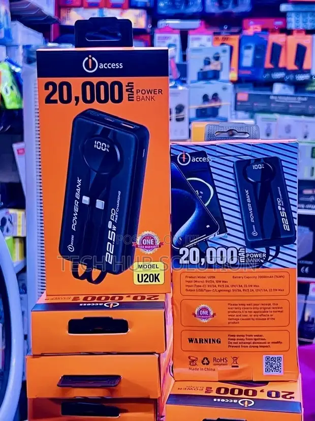 Access 20,000mAh Power Bank Portable - 1