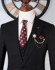Mario Casas Men's Classic Suit - Multicolor - 2