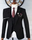 Mario Casas Men's Classic Suit - Multicolor - 3