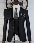 Mario Casas Classic Suit - 3 Pieces - 3