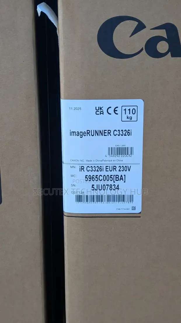 Canon imageRUNNER C3326i A3 Colour Multifunction Printer - 1