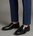 Viatu vya Clarks Classic vya Wanaume vya Ngozi - Nyeusi na Kahawia - 2