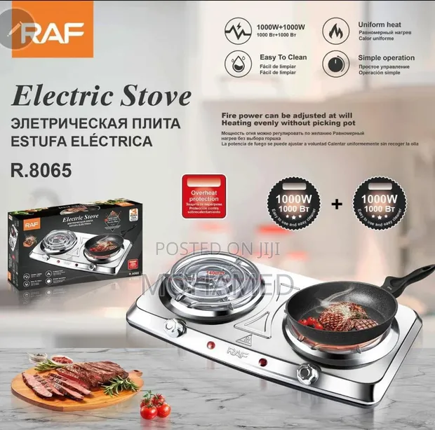 Raf Electric Stove Plate 2 - 2000W - 1