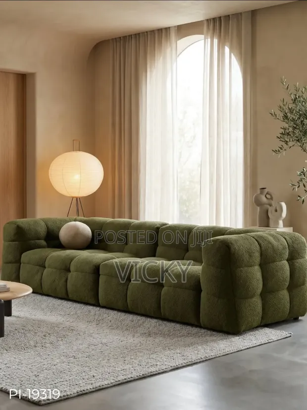Sofa la Kisasa la Kifahari - Kijani - 1