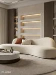 Sofa la Kisasa la Kifahari - Kijani - 3
