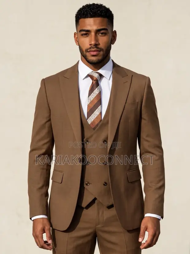 Men's Brown Suits - Brand New - 1