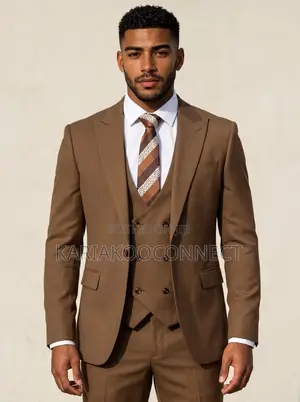 Men's Brown Suits - Brand New
