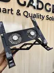 Plastic Laptop Cooling Stand - Inaweza Kurekebishwa Urefu - 2