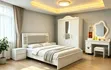 Complete Bedroom Set: Queen Bed, Wardrobe & Dressing Table - 1