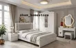 Complete Bedroom Set: Queen Bed, Wardrobe & Dressing Table - 3