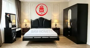 Complete Bedroom Set: 5x6 Bed, Mattress, Wardrobe & Dressing Table