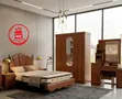 Complete Bedroom Set: 5x6 Bed, Mattress, Wardrobe & Dressing Table - 3