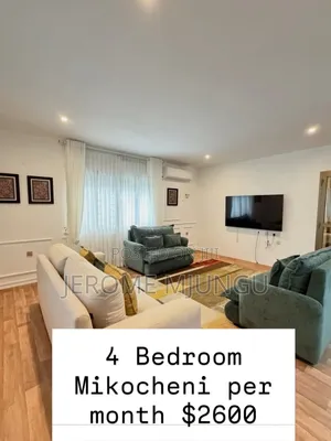 Furnished 4-Bedroom House for Rent in Mikocheni