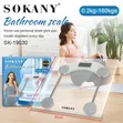 Sokany SK-19030 Digital Tempered Glass Body Weight Scale (180kg) - 2