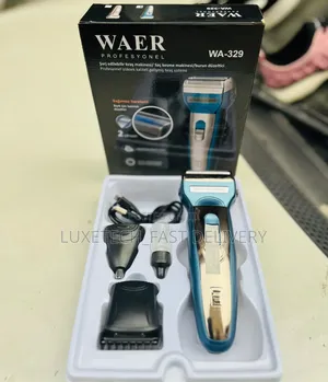 WAER 3-in-1 Mashine ya Kuchaji ya Kunyolea Ndevu, Nywele na Pua