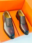 Viatu vya Ngozi vya Wanaume Clarks & Dior Moccasins - Daraja A - 2