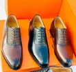 Viatu vya Ngozi vya Wanaume Clarks & Dior Moccasins - Daraja A - 4