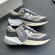 New Balance 990v6 Sneakers za Kawaida za Wanaume na Wanawake - 4
