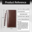 Men's Leather Clutch Bag / Long Wallet - 1