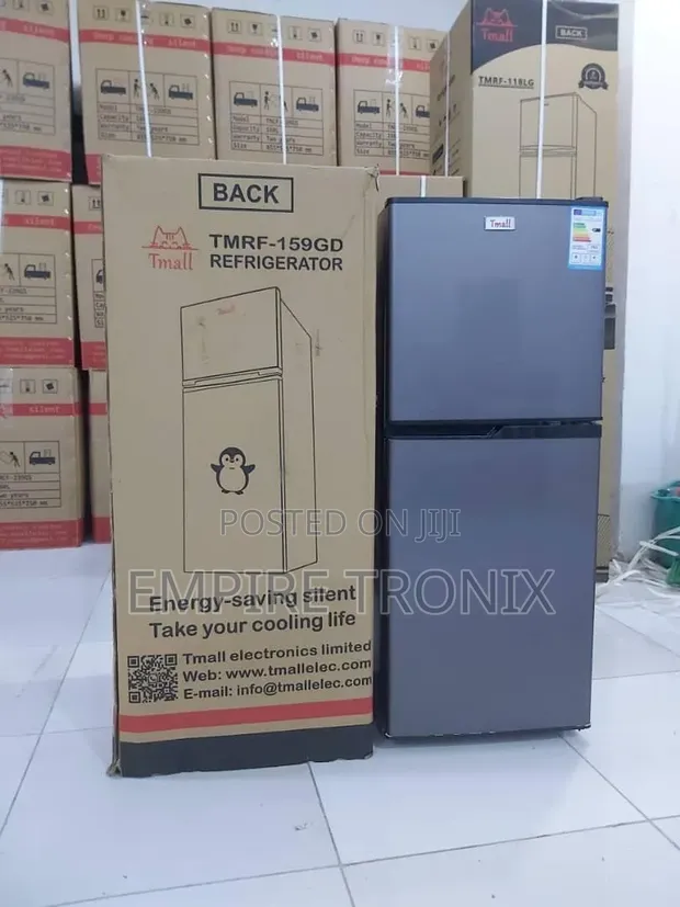 Tmall 118L Double Door Refrigerator - 1