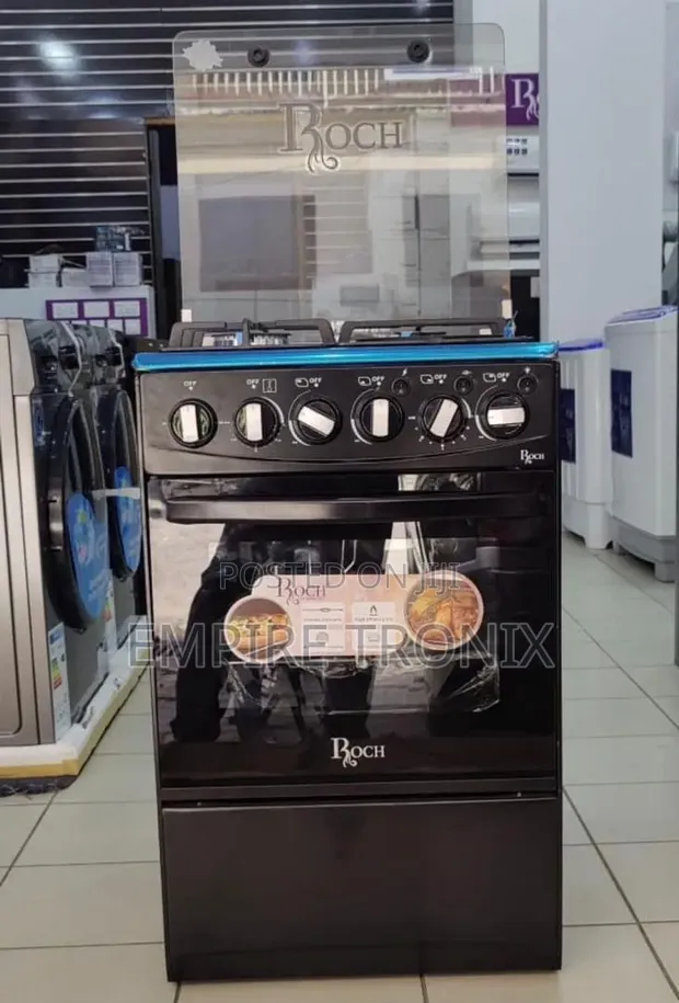 Roch 60x60 Cooker: 3 Gas + 1 Electric Plate, Electric Oven - 1