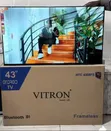 Vitron 43" Smart Android Frameless TV - 3
