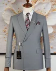 Mario Casas Men's Suit - Gray, Brand New - 1