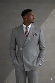 Mario Casas Men's Suit - Gray, Brand New - 3