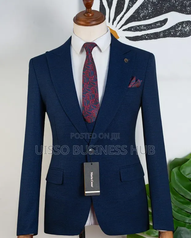 Mario Casas Men's Blue Suit - Brand New - 1