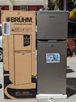 Bruhm 138L Double Door Refrigerator - 1