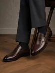 Viatu Vipya vya Clarks Moccasins - Ngozi ya Kahawia - 2