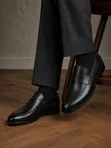 Brand New Clarks Moccasins - Black Leather - 2
