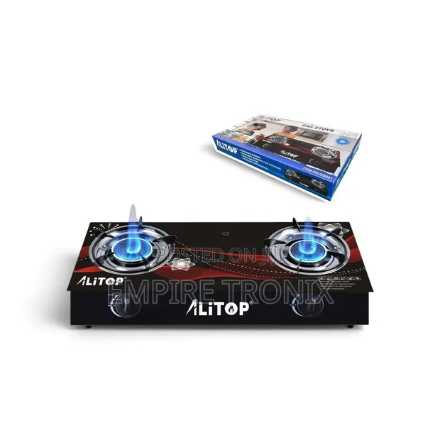 Alitop GS-001 2 Burner Infrared Gas Stove - 1