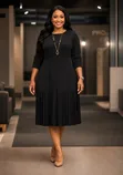 Classic Fashion Long Walk Dress - 3