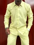 Linen Full Suit - Brand New - 2