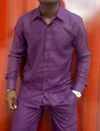 Linen Full Suit - Brand New - 3