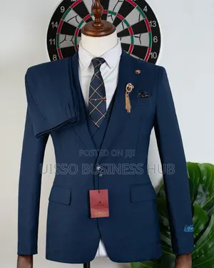 Men's Blue Suit - 3 Pieces