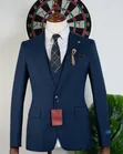 Men's Blue Suit - 3 Pieces - 4