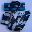 Premium Tie, Pocket Square & Cufflinks Set - 5