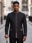 New Men's Suit Arrival - Black - 1
