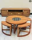 Modern Coffee Table with Showcase - 2
