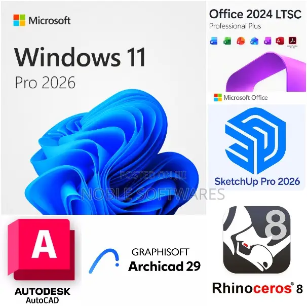 Windows 11 Pro + Office 2024 + CAD Software Installation - 1