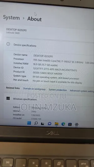 Laptop Dell Latitude 3420: 16GB RAM, Intel Core i7, 256GB SSD