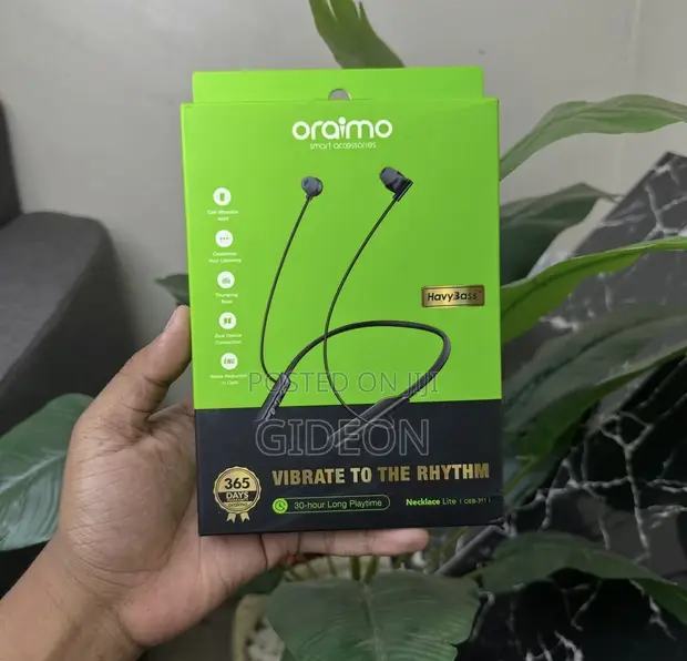 Oraimo Necklace Lite Wireless Earphones - Brand New - 1