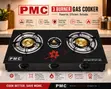 PMC 3-Burner Gas Stove with Tempered Glass Top - 2