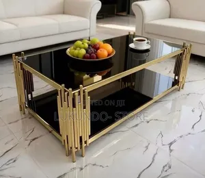 Black and Gold Coffee Table