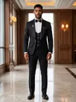 Royal Black Suits - 3