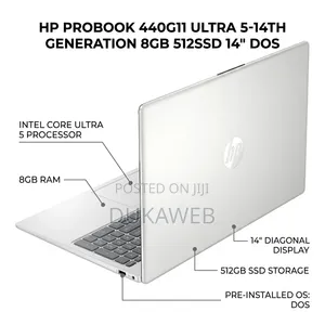 HP ProBook 440 G11 Laptop - Intel Core Ultra 5, 8GB RAM, 512GB SSD