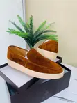 Suede Venetian Loafers - 4