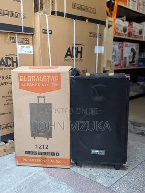 Global Star Rechargeable Speaker with Microphone